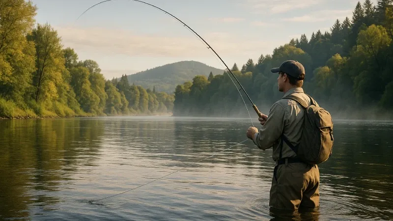 Fishing near Gresham, Oregon
